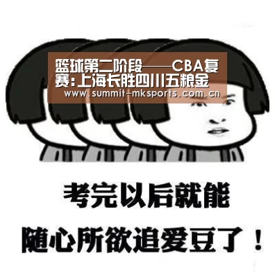 篮球第二阶段——CBA复赛:上海长胜四川五粮金尊-mk体育品牌站点(图3) mk体育在线